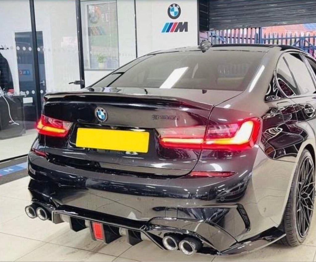 BMW G20 G21 Quad Diffuser DTM Rain Light