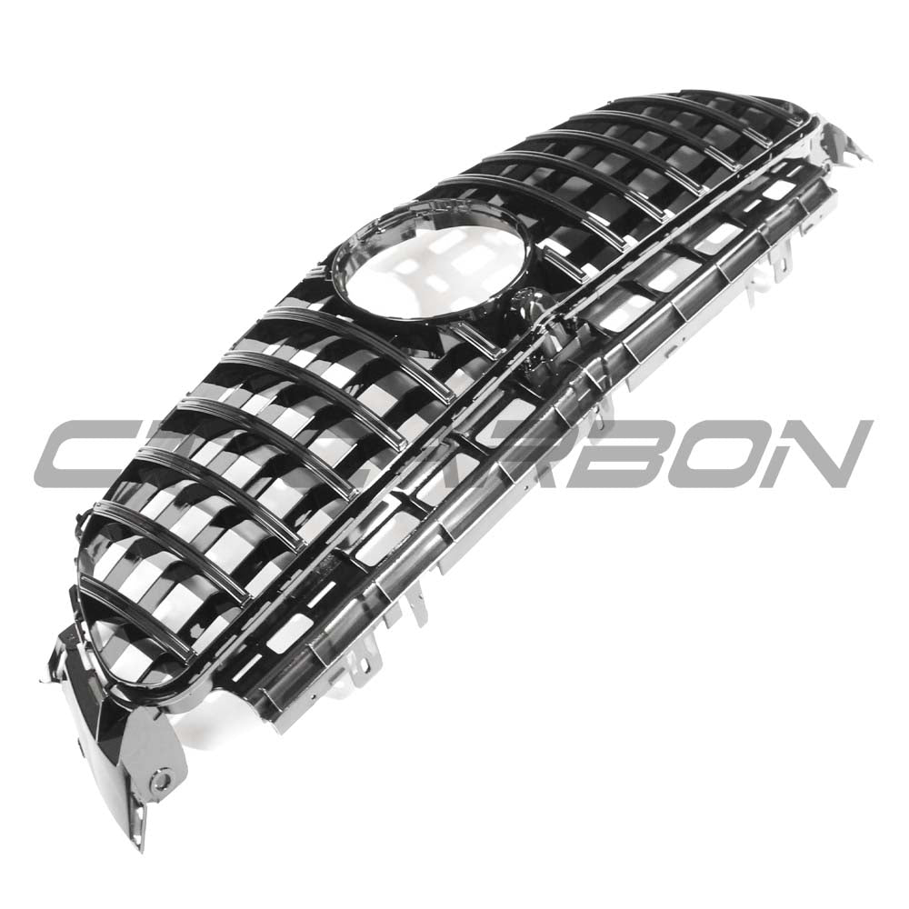 MERCEDES W213 & C238 2017-2020 E-CLASS GLOSS BLACK PANAMERICA GRILLE