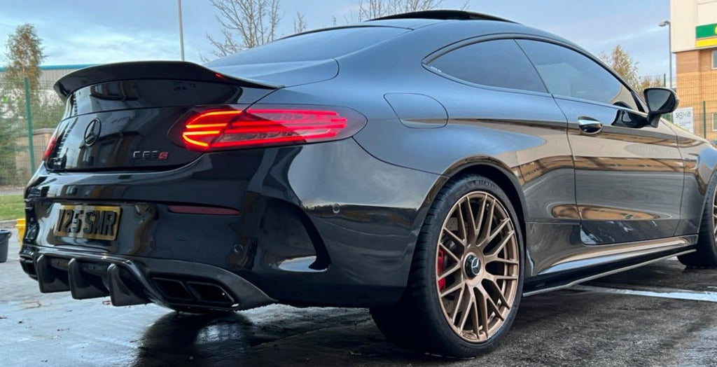 Mercedes C63/C63S W205 2DR Coupé Carbon Fibre Spoiler - DUCKTAIL PS STYLE