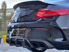 Mercedes C63/C63S W205 2DR Coupé Carbon Fibre Spoiler - DUCKTAIL PS STYLE