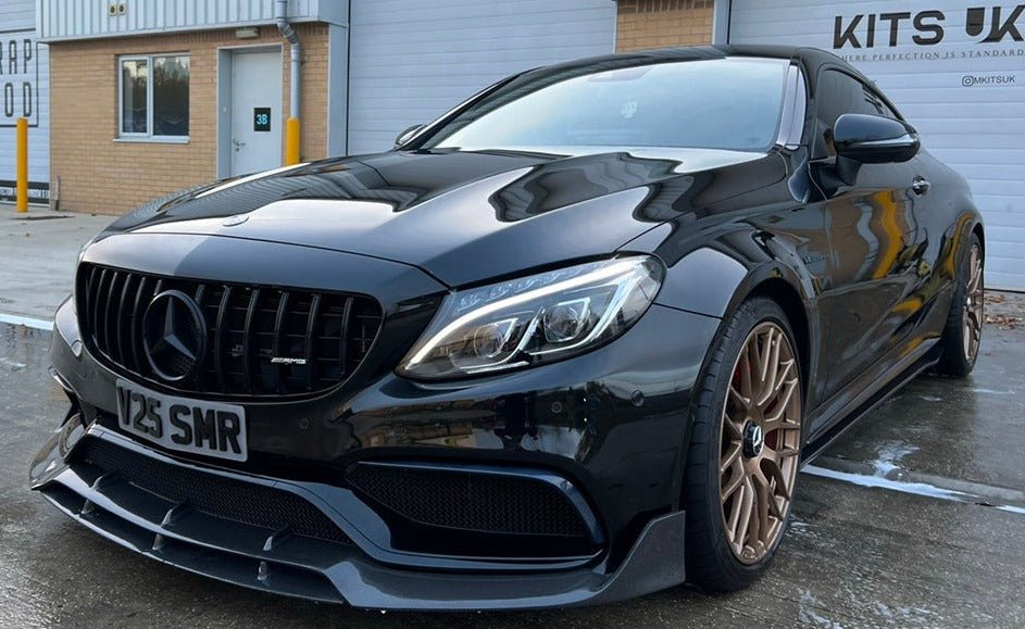 Mercedes W205 C63 Coupe Carbon Fibre Splitter– B Style