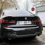 V Style Carbon Fibre Rear Diffuser for BMW 3 Series G20 G21 Pre-LCI M Sport 19-22