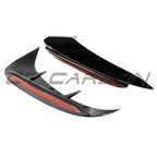 MERCEDES A-CLASS A35 W177 2018+ GLOSS BLACK REAR BUMPER CORNERS