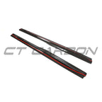 BMW F80 M3 2014-2020 CARBON FIBRE SIDE SKIRTS - V3
