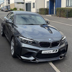 CS Style Gloss Black Front Splitter for BMW F87 M2C 14-18