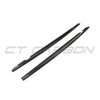 VW GOLF MK8/MK8.5 R 2020+ CARBON FIBRE SIDE SKIRTS - V2