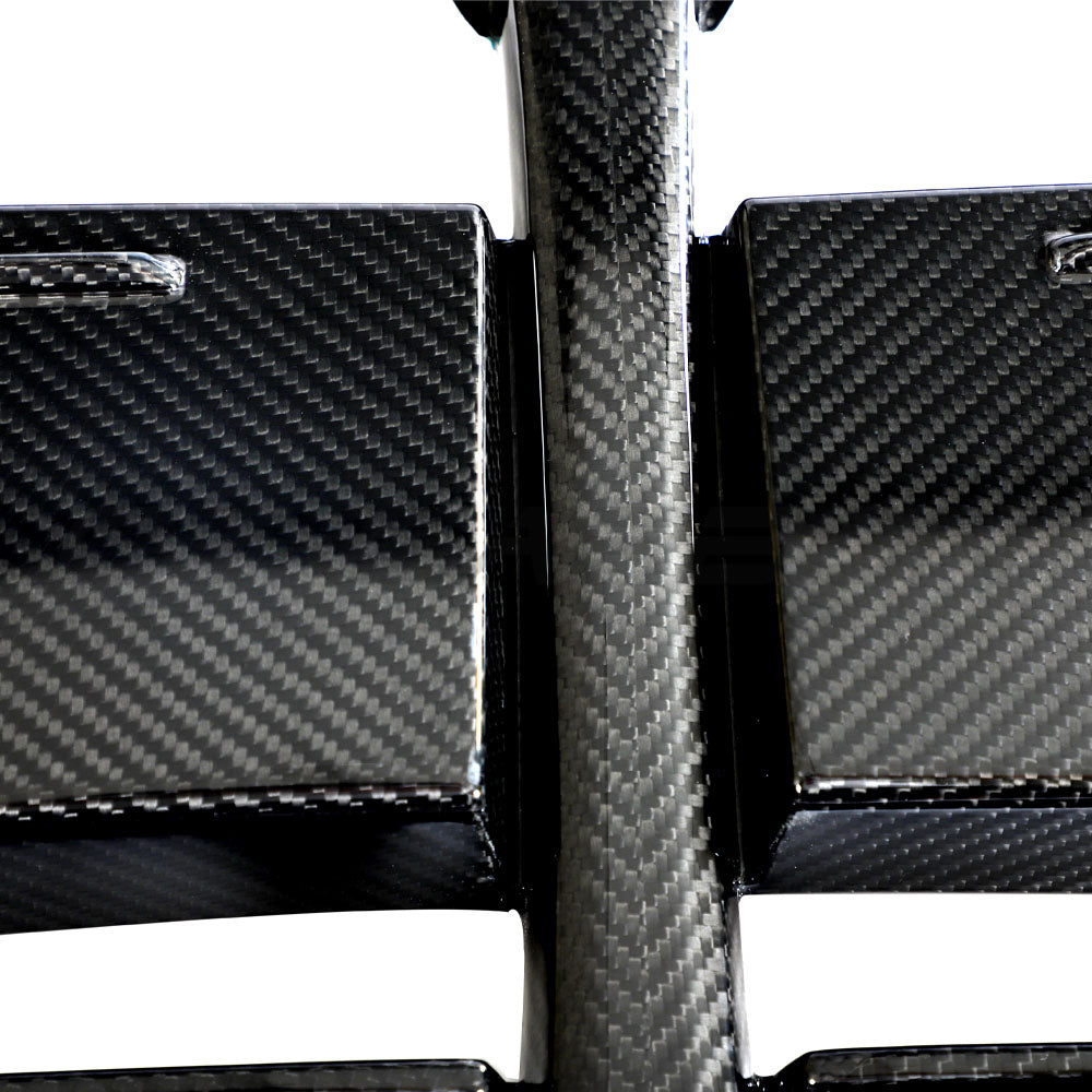 BMW 4 SERIES 2020+ G22/G23 CARBON FIBRE CSL GRILLE - WITHOUT ACC
