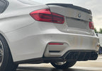 BMW M3/M4 (F80/F82/F83) Carbon Fibre V Style Diffuser