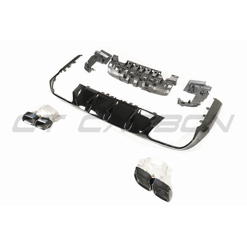 MERCEDES C238 2017-2020 E-CLASS COUPE QUAD TIP DIFFUSER