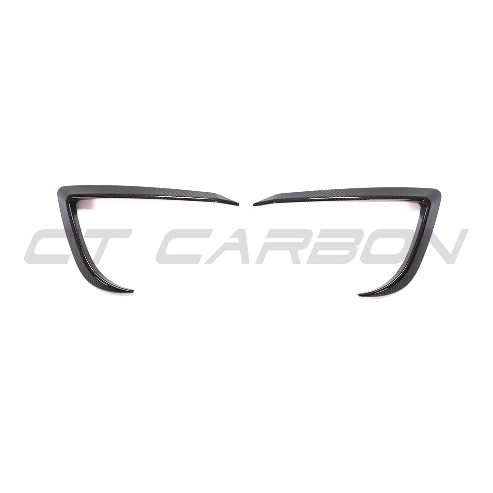 TESLA MODEL 3 2017-2023 CARBON FIBRE FRONT BUMPER CANARDS