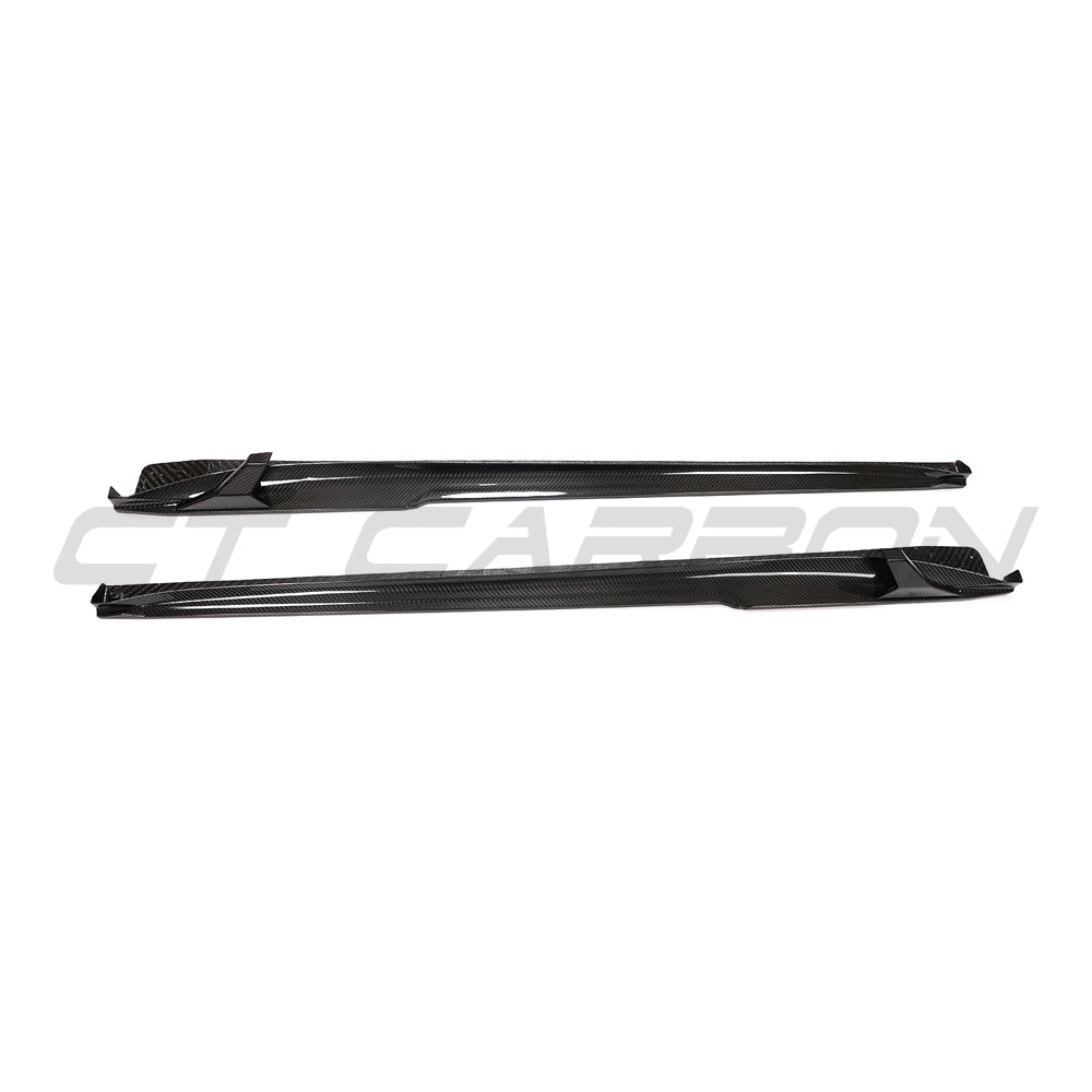 PORSCHE 911 991.2 GTS 2017-2019 CARBON FIBRE SIDE SKIRT EXTENSIONS