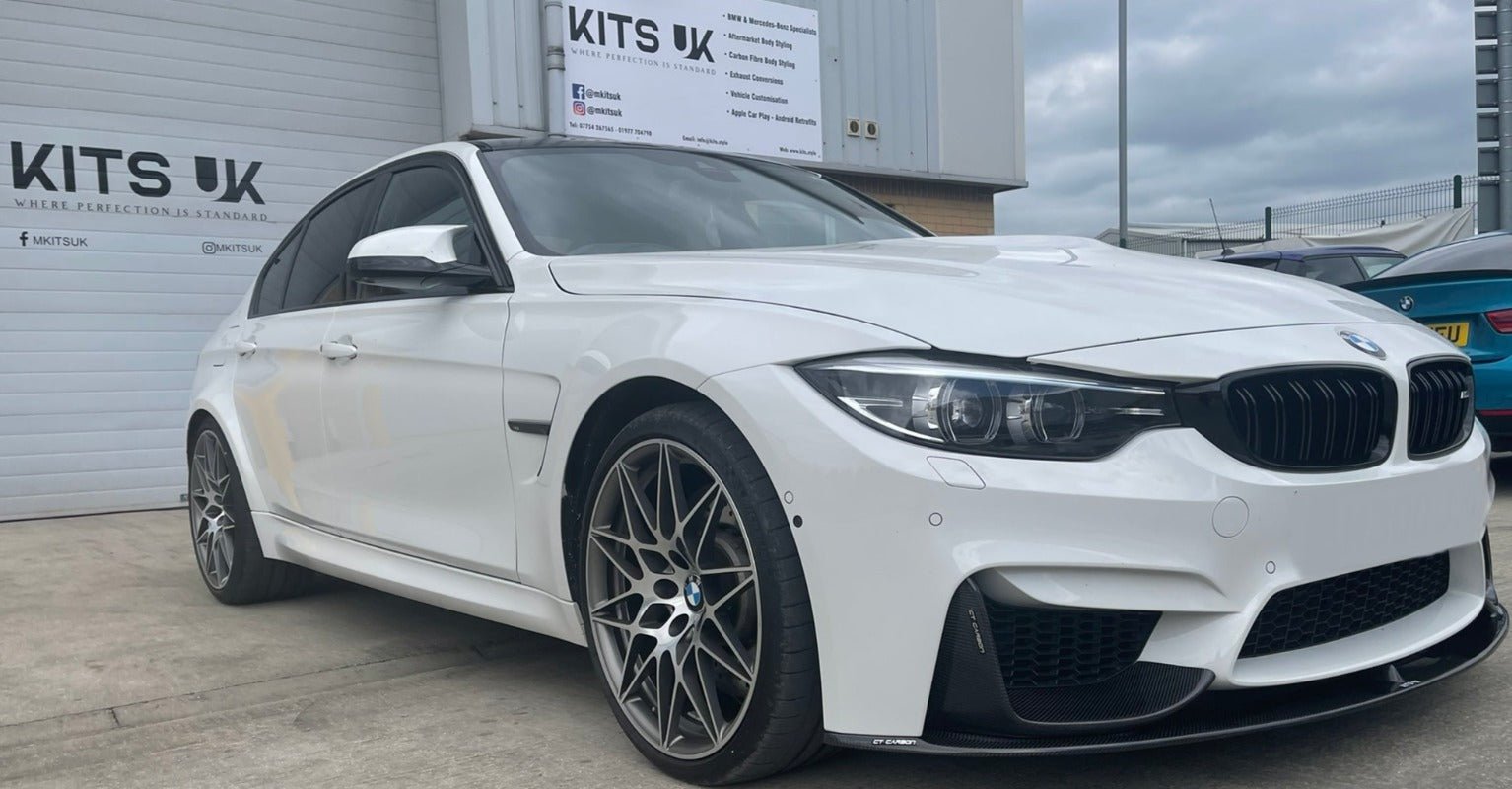 BMW M3/M4 (F80/F82/F83) MP Style Carbon Fibre Splitter (3pcs)