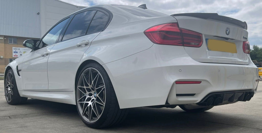 BMW F80 F30 Carbon Fibre V Style Spoiler | M3 Style Rear Wing