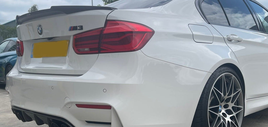 BMW F80 F30 Carbon Fibre V Style Spoiler | M3 Style Rear Wing
