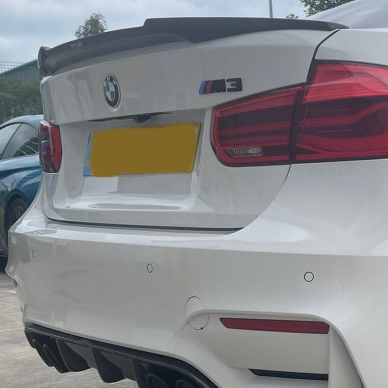 BMW F80 F30 Carbon Fibre V Style Spoiler | M3 Style Rear Wing