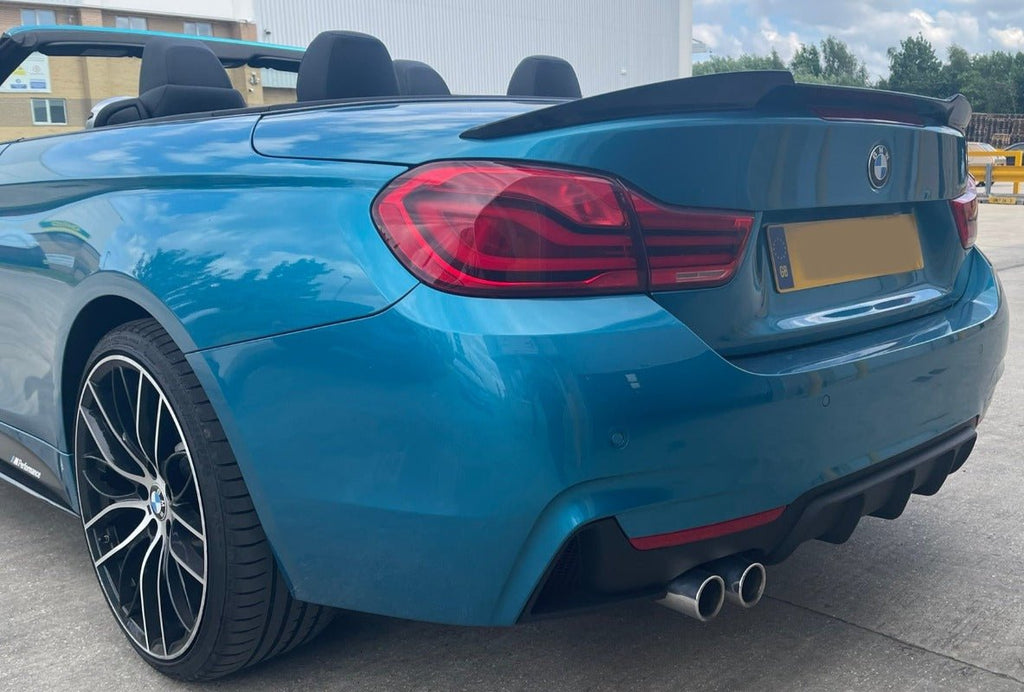 BMW F33 / 4 Series Convertible V Style Spoiler