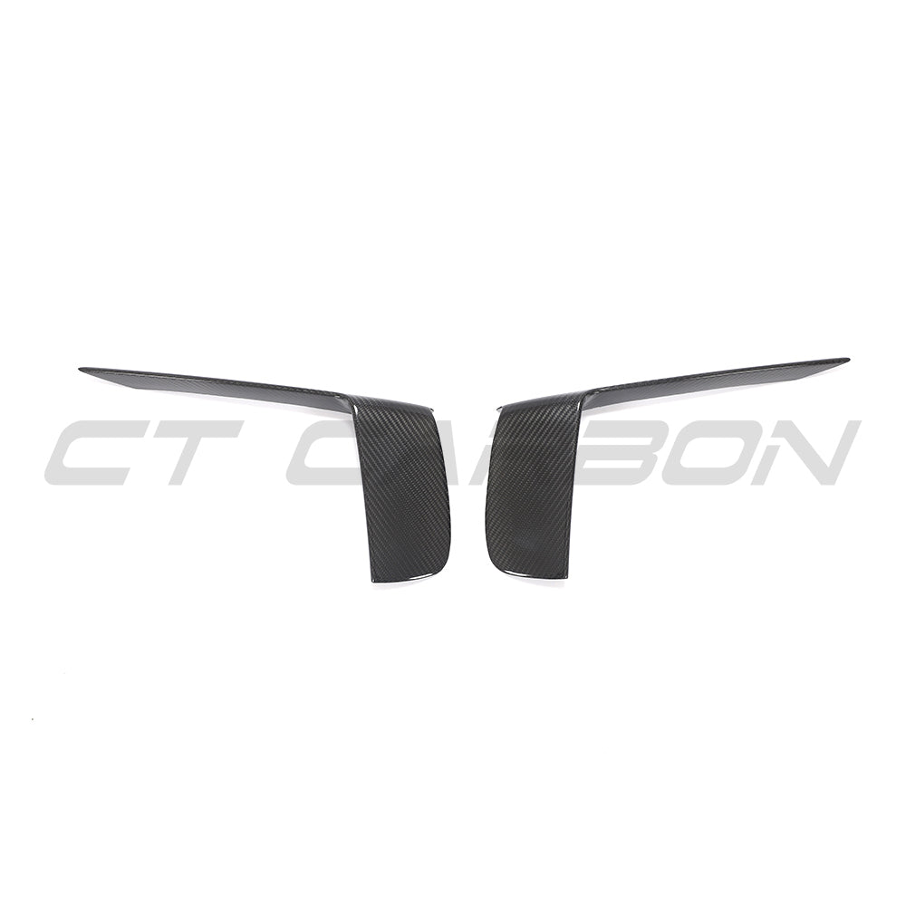 PORSCHE 911 991.2 GT3RS 2018-2020 CARBON FIBRE FRONT BUMPER TRIM COVERS
