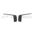 PORSCHE 911 991.2 GT3RS 2018-2020 CARBON FIBRE FRONT BUMPER TRIM COVERS