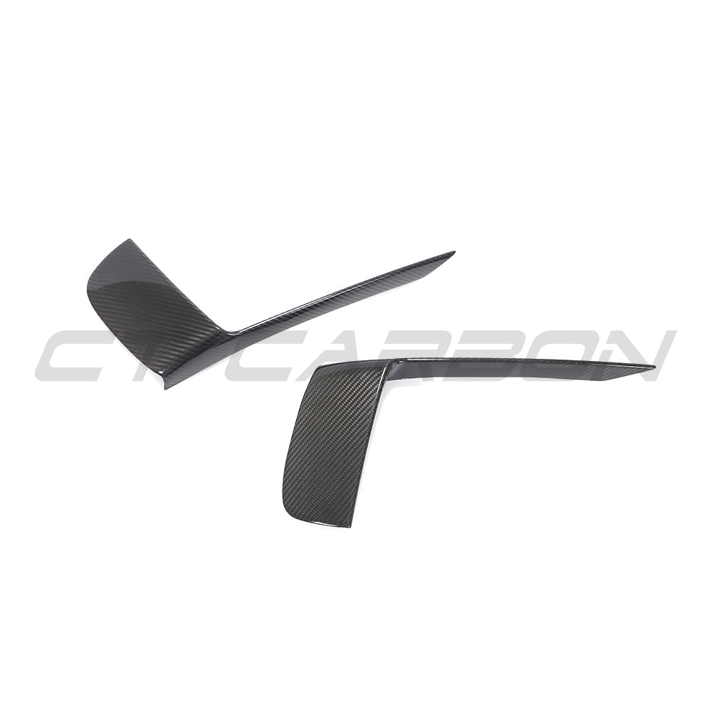 PORSCHE 911 991.2 GT3RS 2018-2020 CARBON FIBRE FRONT BUMPER TRIM COVERS