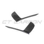 PORSCHE 911 991.2 GT3RS 2018-2020 CARBON FIBRE FRONT BUMPER TRIM COVERS