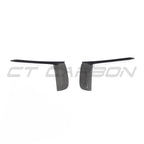 PORSCHE 911 991.2 GT3RS 2018-2020 CARBON FIBRE FRONT BUMPER TRIM COVERS
