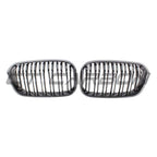 BMW F20 1 SERIES LCI DOUBLE SLAT GLOSS BLACK GRILLES