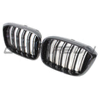 BMW G01 X3 2017-2021 DOUBLE SLAT BLACK GRILLES