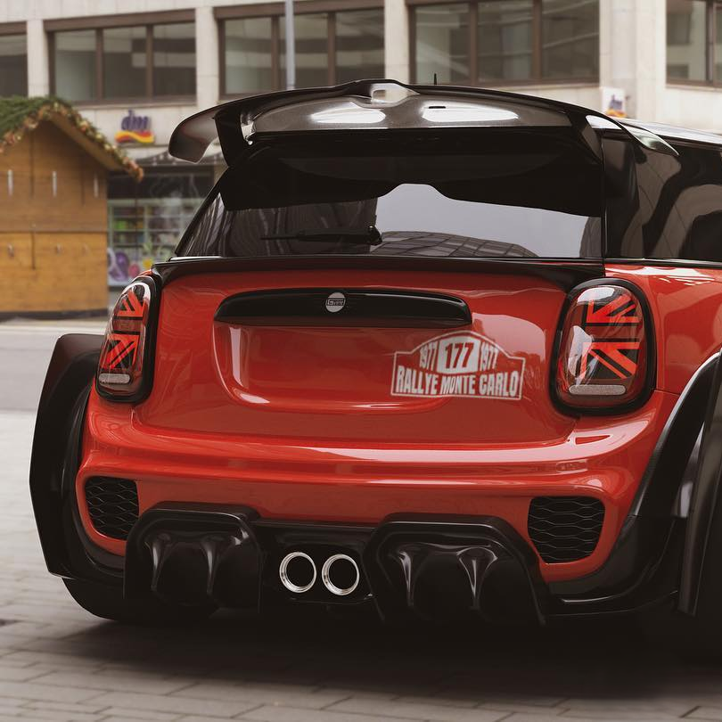 Carbon Fibre Rear Diffuser for BMW F55 F56 Mini Cooper S & JCW 14-22