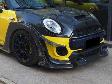 Carbon Fibre Front Canards for BMW F55 F56 Mini Cooper S & JCW 14-22