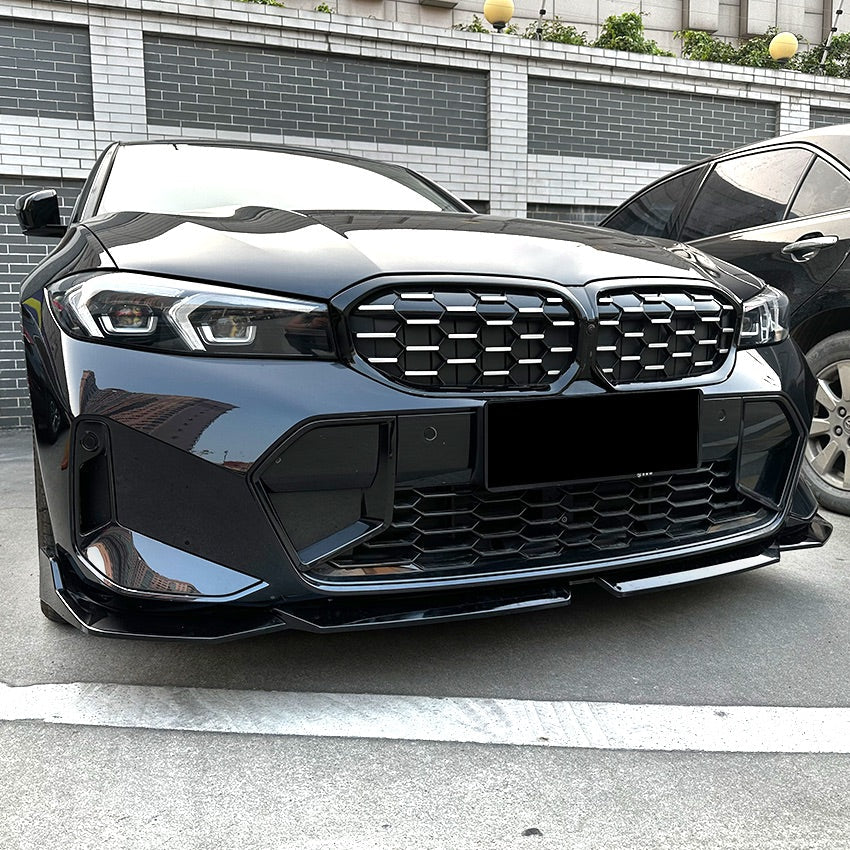 MP Style Gloss Black Front Splitter for BMW 3 Series G20 G21 LCI 23-Present