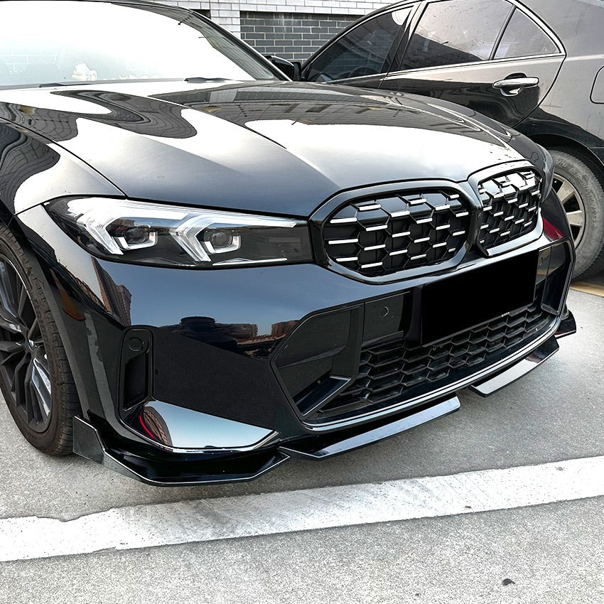 MP Style Gloss Black Front Splitter for BMW 3 Series G20 G21 LCI 23-Present