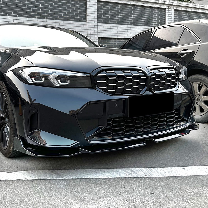 MP Style Gloss Black Front Splitter for BMW 3 Series G20 G21 LCI 23-Present
