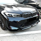 MP Style Gloss Black Front Splitter for BMW 3 Series G20 G21 LCI 23-Present