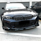 MP Style Gloss Black Front Splitter for BMW 3 Series G20 G21 LCI 23-Present