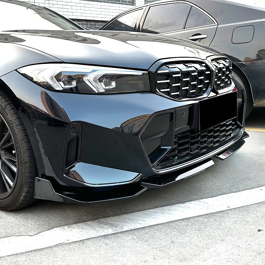 MP Style Gloss Black Front Splitter for BMW 3 Series G20 G21 LCI 23-Present