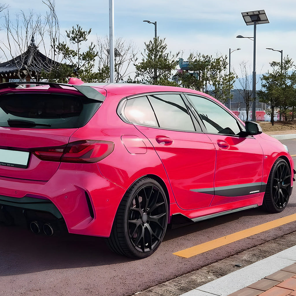 MP Style Gloss Black Side Skirts for BMW F40 1 Series 19-24