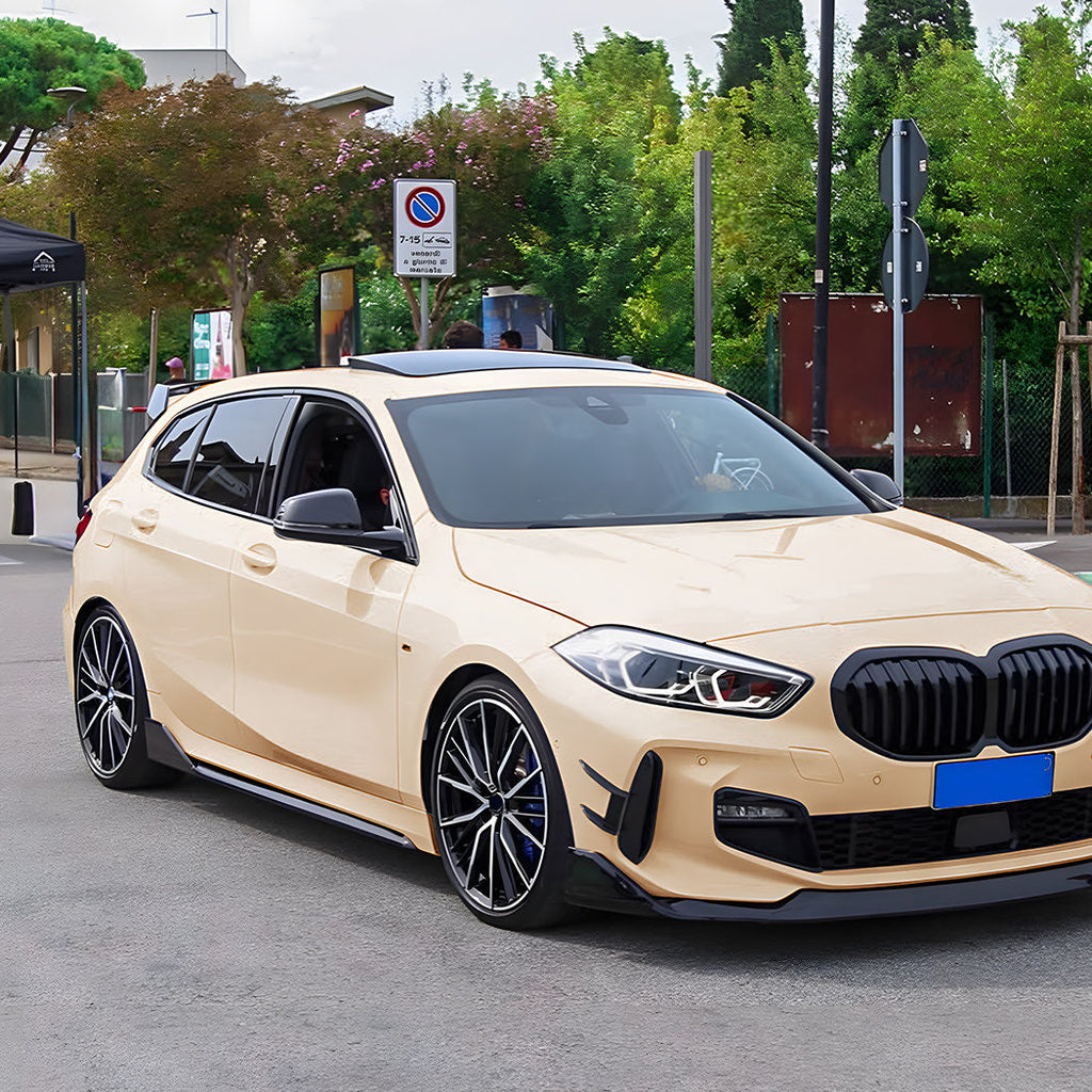 MP Style Gloss Black Side Skirts for BMW F40 1 Series 19-24