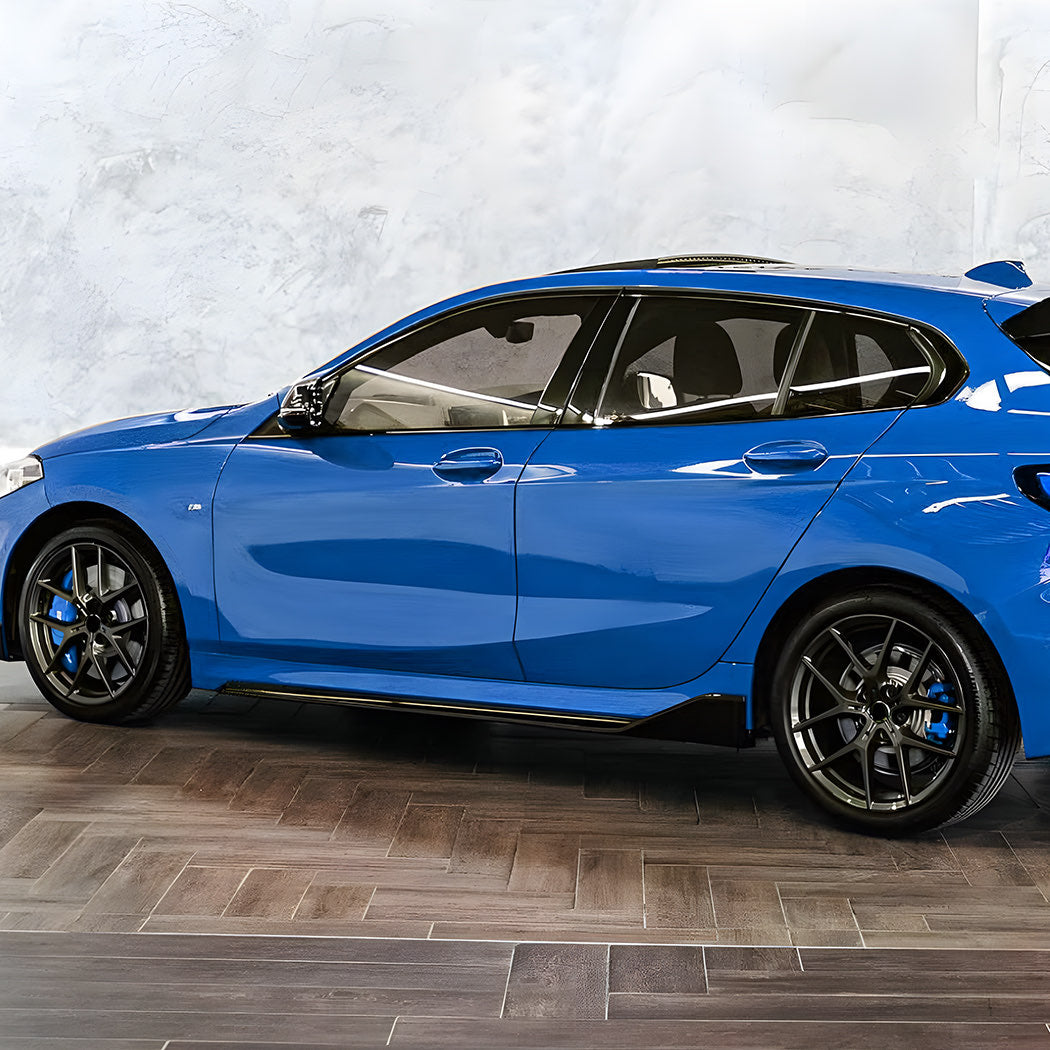 MP Style Gloss Black Side Skirts for BMW F40 1 Series 19-24