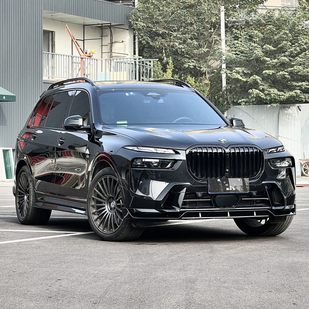 Gloss Black Body Kit Splitter Diffuser Side Skirts Spoiler for BMW G07 LCI X7 23-Present