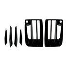 Gloss Black Front Canards for BMW G87 M2 23-Present