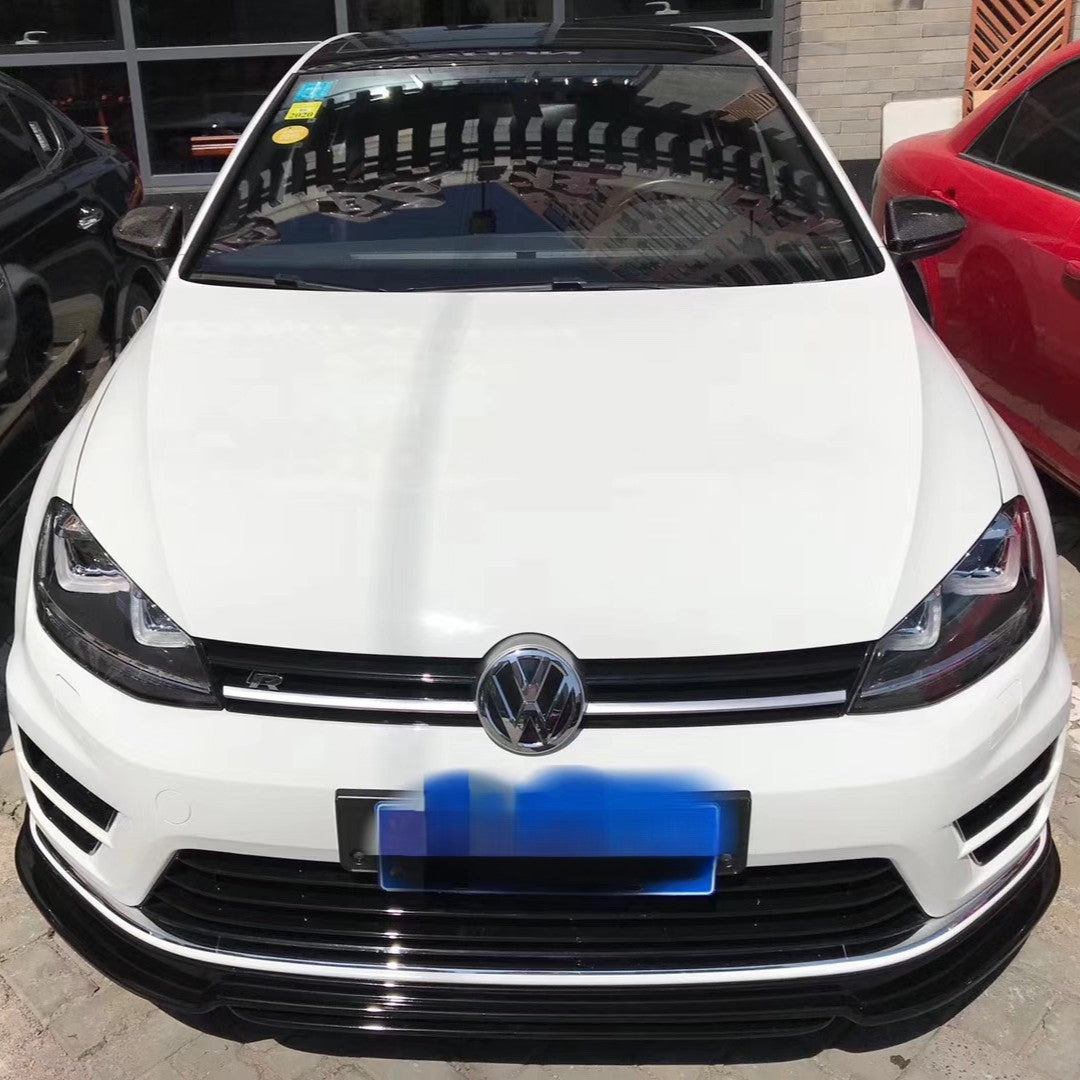 RZ Style Gloss Black Front Splitter for VW Golf MK7 R-LINE / R 13-16