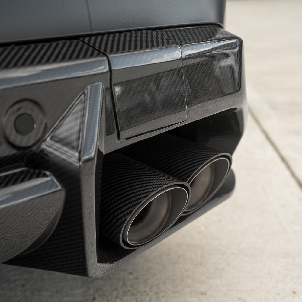 BMW G90 M5 & G99 M5 TOURING 2024+ CARBON FIBRE EXHAUST TIPS
