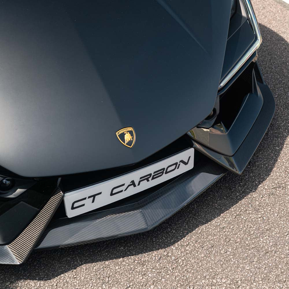 LAMBORGHINI REVUELTO CARBON FIBRE FRONT SPLITTER - CT DESIGN