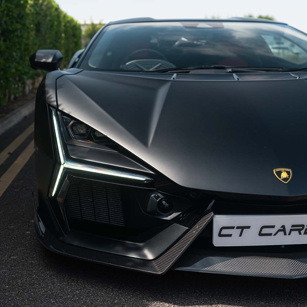 LAMBORGHINI REVUELTO CARBON FIBRE FRONT SPLITTER - CT DESIGN