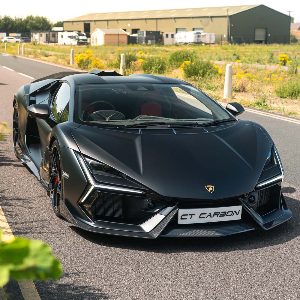 LAMBORGHINI REVUELTO CARBON FIBRE FRONT SPLITTER - CT DESIGN