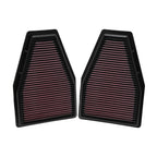 K&N Replacement Air Filters (Pair) For Porsche 911 3.8L H6 Petrol