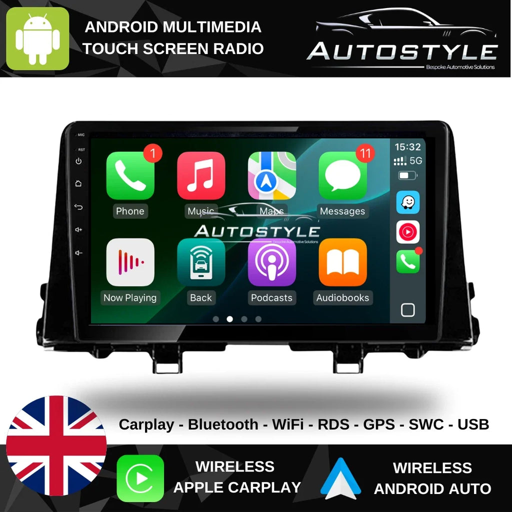 Kia Picanto Morning Apple Carplay / Android Auto 9" Stereo Upgrade 2021+
