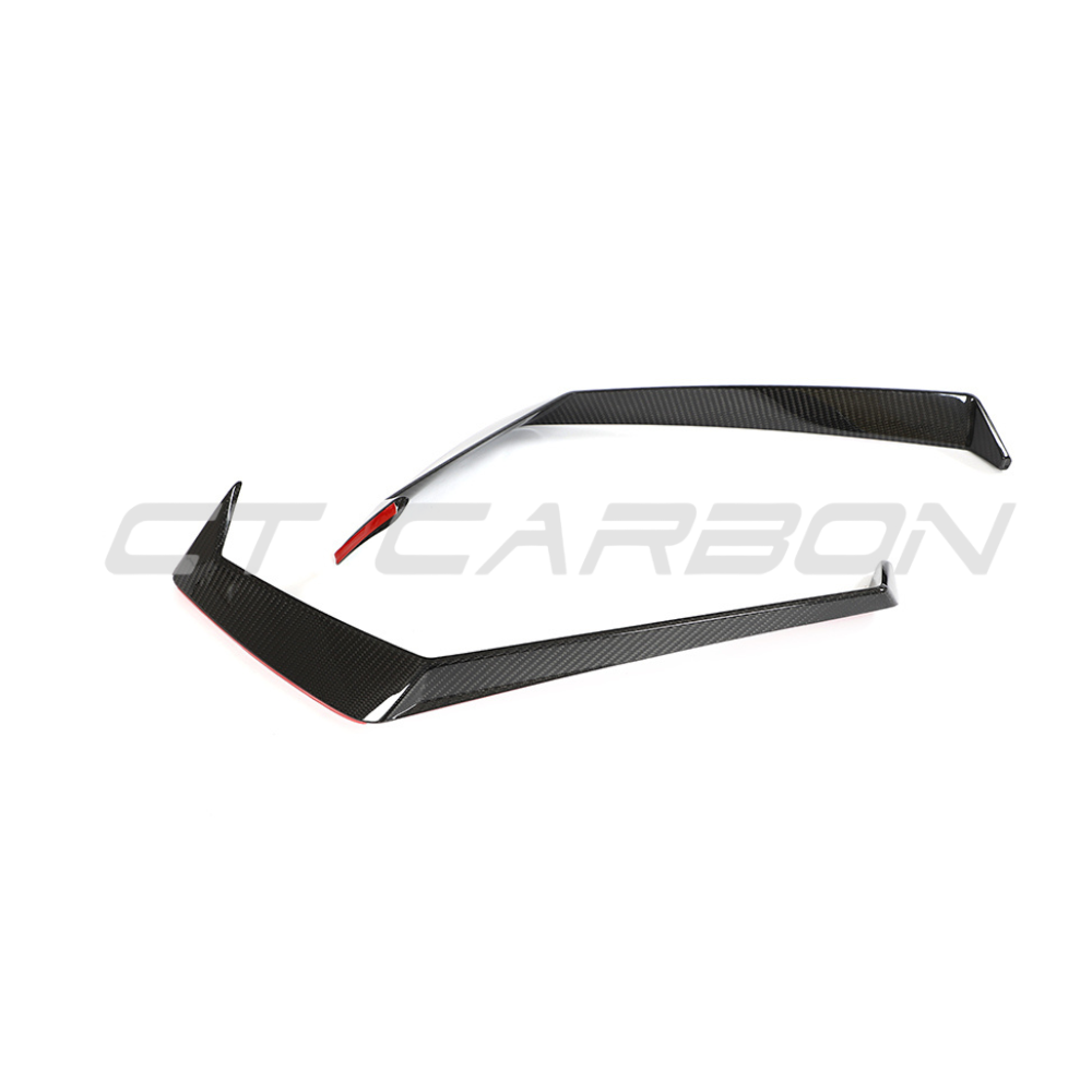 LAMBORGHINI HURACAN LP-610 CARBON FIBRE FRONT BUMPER TRIM - CT DESIGN