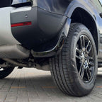 LAND ROVER DEFENDER L663 110 & 90 GLOSS BLACK MUD FLAPS