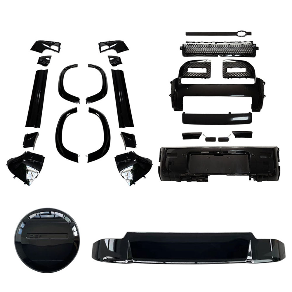 Land Rover Defender L663 90 Gloss Black Full Body Kit – Mod Central